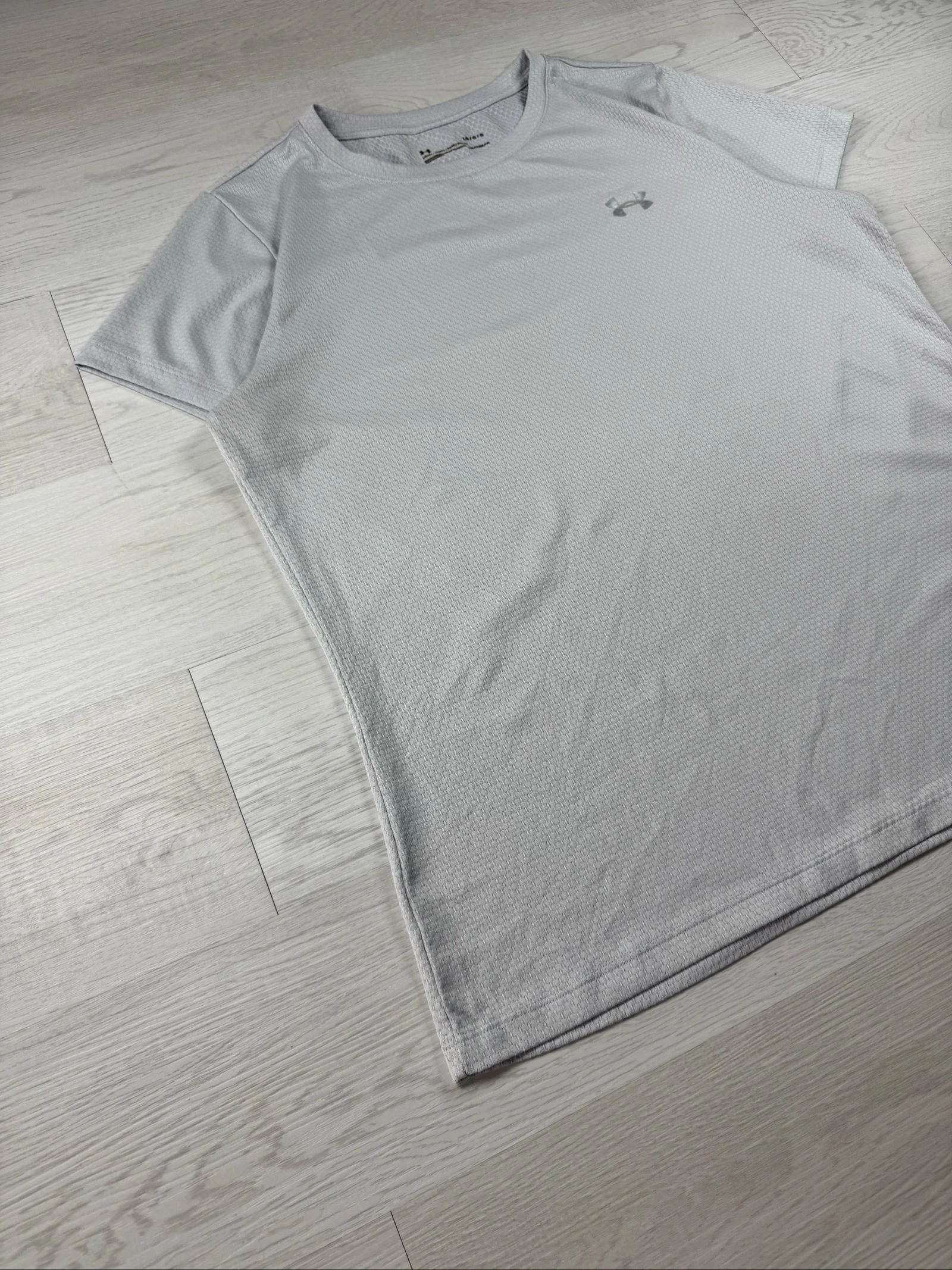 Under Armour T-shirt femme en maille HeatGear Tech Novelty Gris L – photo 4